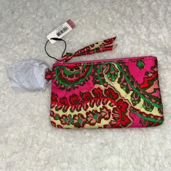 Vera Bradley Zip ID Case Capri Pink in Cotton NWT - Picture 2 of 4